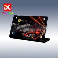 Display King - Acrylic display plaque for LEGO® Ferrari SF-24 F1 Car 42207
