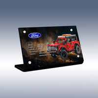 Display King - Acrylic display plaque for LEGO® Ford Bronco SUV 42213