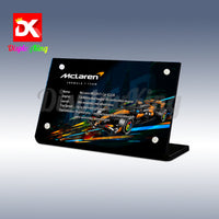 Display King - Acrylic display plaque for LEGO® McLaren MCL39 F1 Car 42228