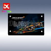 Display King - Acrylic display plaque for LEGO® McLaren MCL39 F1 Car 42228