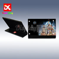 Display King - Acrylic display plaque for Lego Beauty and the Beast Castle 43263