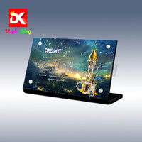 Display King - Acrylic display plaque for Lego The Sandman's Tower 71477