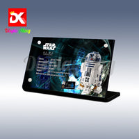 Display King - Acrylic display plaque for Lego Star Wars R2-D2 75308
