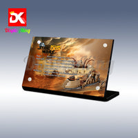 Display King - Acrylic display plaque for LEGO® Desert Skiff & Sarlacc Pit 75396