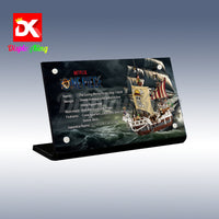 Display King - Acrylic display plaque for LEGO® The Going Merry Pirate Ship 75639