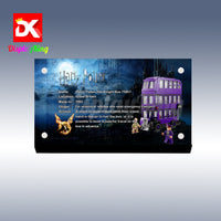 Display King - Acrylic display plaque for Lego The Knight Bus 75957