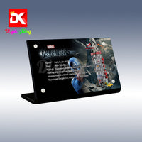 Display King - Acrylic display plaque for LEGO® Daily Bugle 76178