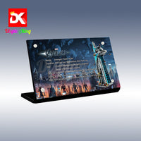 Display King - Acrylic display plaque for LEGO® Avengers Tower 76269