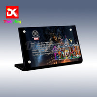 Display King - Acrylic display plaque for LEGO® X-Men: The X-Mansion 76294