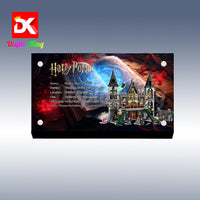 Display King - Acrylic display plaque for Lego Malfoy Manor 76453
