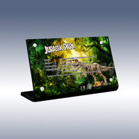 Display King - Acrylic display plaque for Lego Dinosaur Fossils: Tyrannosaurus rex 76968