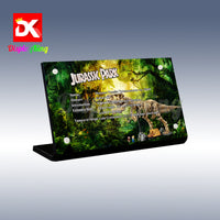 Display King - Acrylic display plaque for Lego Dinosaur Fossils: Tyrannosaurus rex 76968