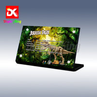 Display King - Acrylic display plaque for Lego Dinosaur Fossils: Tyrannosaurus rex 76968