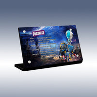 Display King - Acrylic display plaque for LEGO® Battle Bus 77073