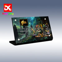 Display King - Acrylic display plaque for LEGO® Ocarina of Time – The Final Battle 77093