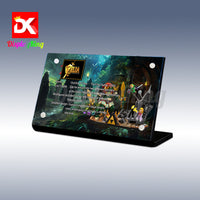 Display King - Acrylic display plaque for LEGO® Ocarina of Time – The Final Battle 77093