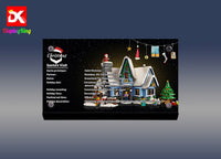 Display King - Acrylic display plaque for Lego Santa's Visit 10293