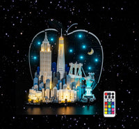 Brick Shine GC Light Kit for LEGO® New York City – The Big Apple 21066