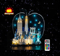 Brick Shine GC Light Kit for LEGO® New York City – The Big Apple 21066