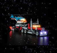 Brick Shine GC Light Kit for LEGO® Flatbed Truck with Helicopter 31146