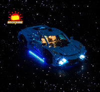 Brick Shine GC Light Kit for LEGO® Chevrolet Corvette Stingray Blue 42217