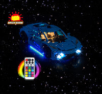 Brick Shine GC Light Kit for LEGO® Chevrolet Corvette Stingray Blue 42217