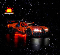 Brick Shine GC Light Kit for LEGO® Bugatti Chiron Pur Sport Hypercar 42222