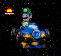 Brick Shine GC Light Kit for LEGO® Mario Kart-Luigi & Mach 8 72050