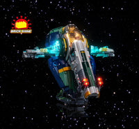 Brick Shine GC Light Kit for LEGO® star wars jango Fett's starship 75433