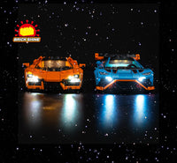 Brick Shine GC Light Kit for LEGO® Lamborghini Revuelto & Huracán STO 77238