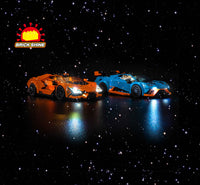 Brick Shine GC Light Kit for LEGO® Lamborghini Revuelto & Huracán STO 77238