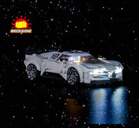 Brick Shine GC Light Kit for LEGO® Bugatti Centodieci Hyper Sports Car 77240
