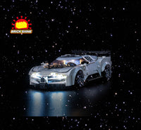 Brick Shine GC Light Kit for LEGO® Bugatti Centodieci Hyper Sports Car 77240