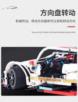 MOULD KING 13075 MOC-6687 White Mercedes-Benz AMG C63 DTM with 2270 Pieces