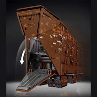 MOULD KING 21009 MOC-12922 SANDCRAWLER WITH FULL INTERIOR with 13168 Pieces