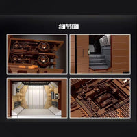 MOULD KING 21009 MOC-12922 SANDCRAWLER WITH FULL INTERIOR with 13168 Pieces