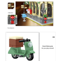 JIESTAR 89111 Corner Post Office with 4226 Pieces