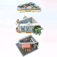 JIESTAR 89109 Sakura Restaurant Building Block Toy 3725 pcs