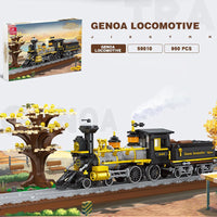 JIESTAR 59010 Genoa Locomotive 4-4-0 Train with 590 Pieces