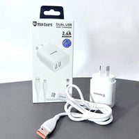 sky Maxguard KAC01L 2.4A wall charger with USB to L combo