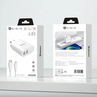 sky Maxguard KAC01L 2.4A wall charger with USB to L combo