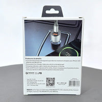 sky Maxguard MC036CC 38W USB A+C car charger with Type-C to C combo
