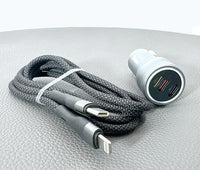 sky Maxguard MC040LC 55W 2 USB C+C car charger with Type-C to Lightning combo