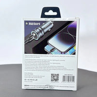 sky Maxguard MC040LC 55W 2 USB C+C car charger with Type-C to Lightning combo