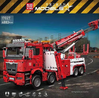 Mould King 17027 Remote Controlled Fire & Rescue Truck Building Set | 4,883 Pcs