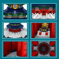 MOULD KING 22009 Famous building: Beijing Temple of Heaven Praying Hall with 5532 Pieces