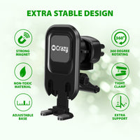 Magnetic Car Holder Mount Phone Dock Air Vent with Double Support VCS150