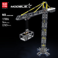 MOULD KING 17004 Motor Control Tower Crane with 1797 Pieces
