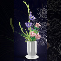 Mould King 10009 Wish-fulling Rose Flower Bouquet Building Set | 1,203 PCS