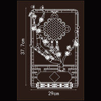 Mould King 10014 Chinese Knot Potted Plum Blossom Building Set | 1,087 PCS